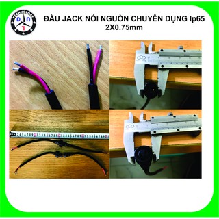 02 cặp jack nguồn chống nước IP65