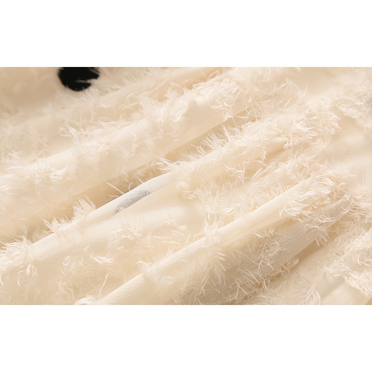 [SALE HOT 2020]Váy trẻ em tiểu thư TT10 chấm bi trắng ren hai lớp hàng quảng châu cao cấp cho mùa hè