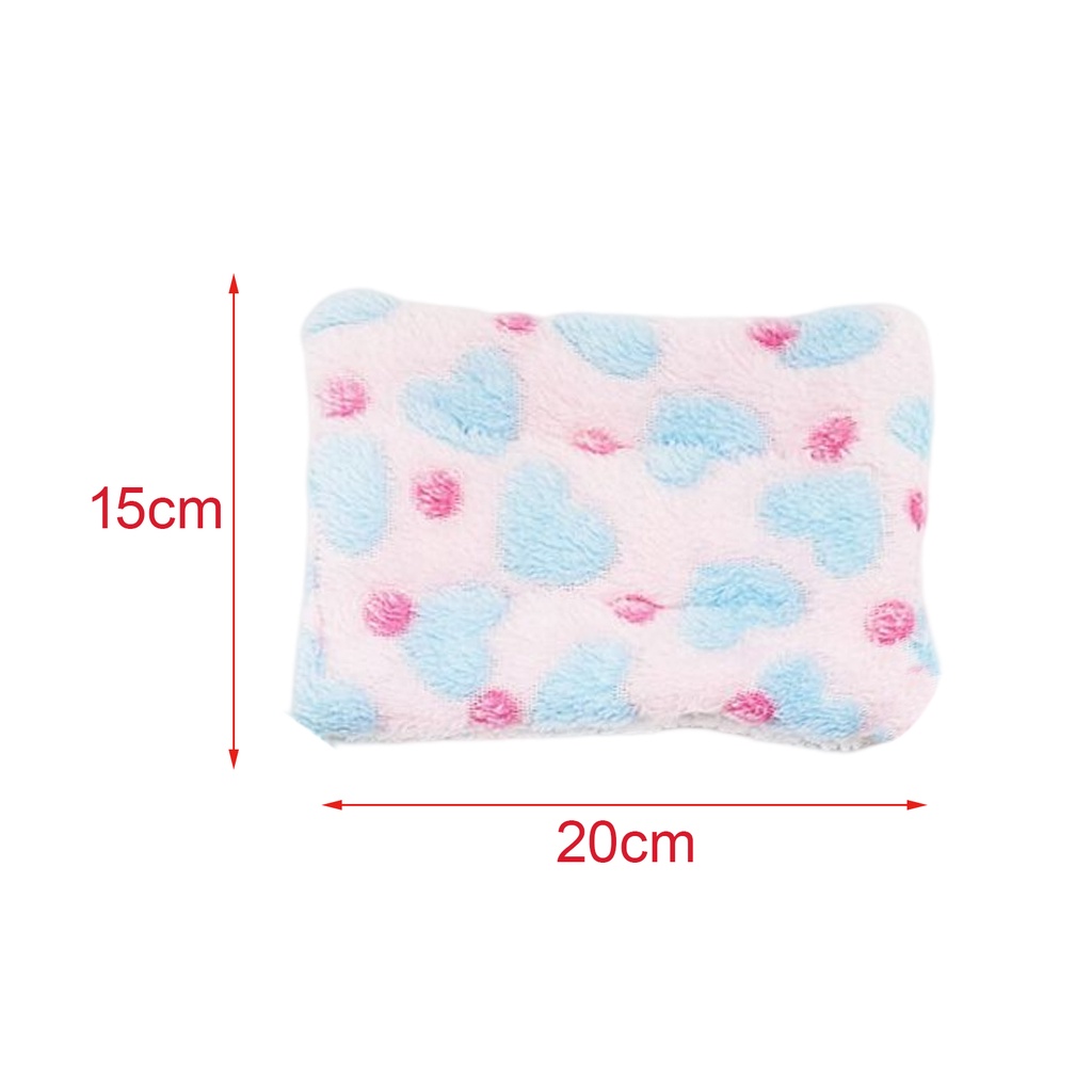 Đệm Ngủ Nhỏ 15x20cm Mềm Mại Giữ Ấm Mùa Đông Có Thể Giặt Rửa Cho Thú Cưng