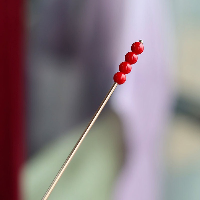 Trâm cài tóc cổ trang phong cách kẹo hồ lô ngào đường