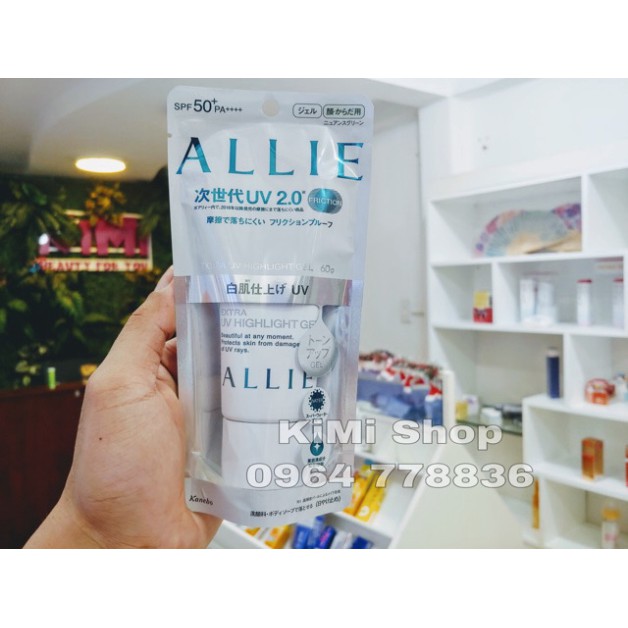 Kem chống nắng allie extra uv highlight gel 60g