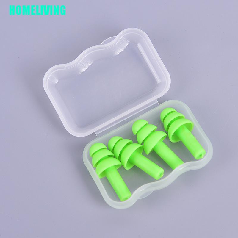 Set 2 Cặp Nút Bịt Tai Chống Ồn Tiện Dụng Khi Đi Du Lịch