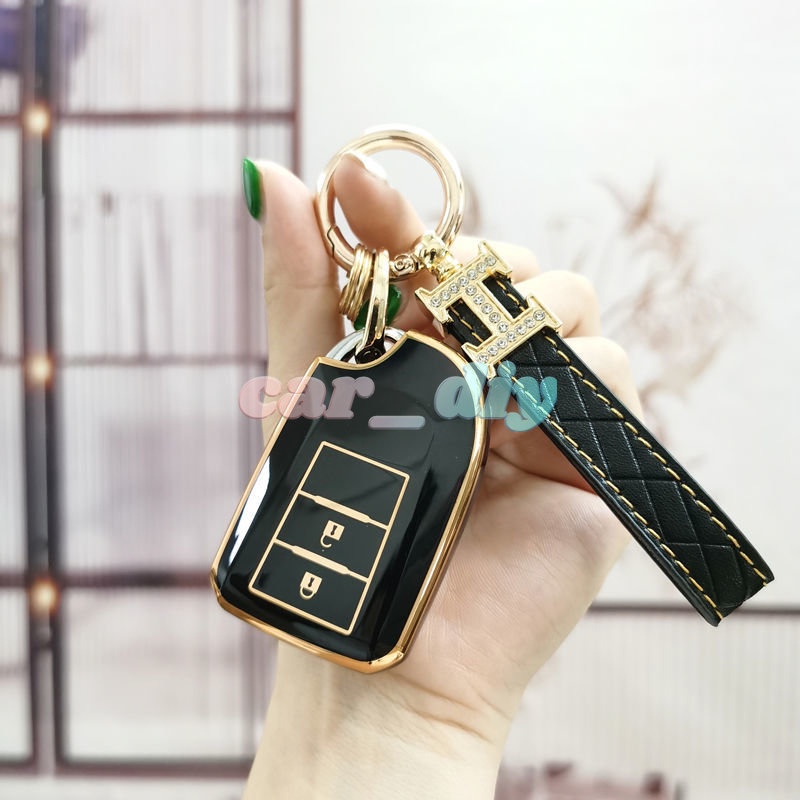 Vỏ Bảo Vệ Chìa Khóa Xe Hơi Toyota Vios 2014-2022 &amp; Yaris 2019-2022 Bằng TPU Chrome