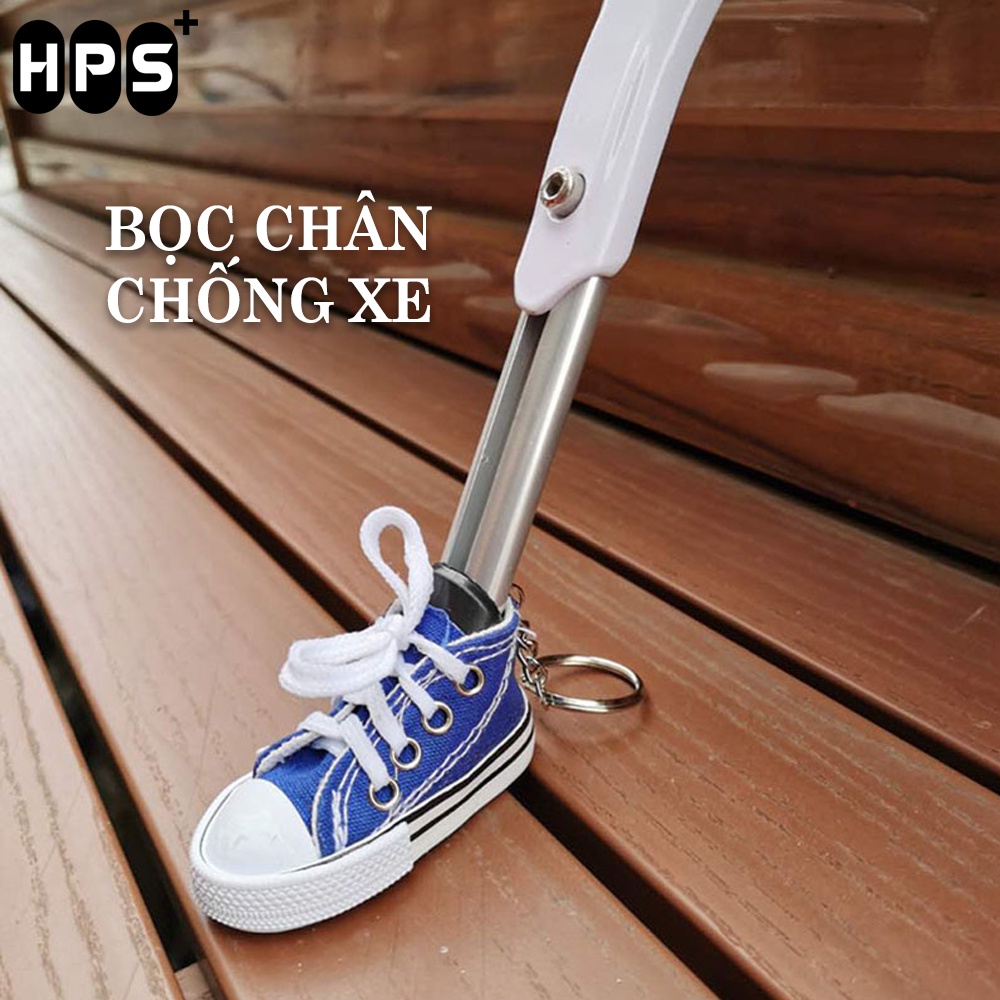 Vỏ bọc chân chống xe máy hình giày thể thao mini vui nhộn