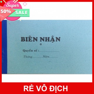 Biên nhận 1 liên trắng