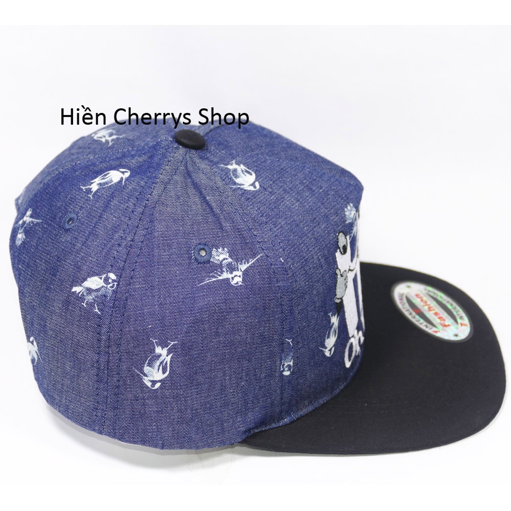 [ Hình thật ] Nón kết hiphop dành cho trẻ em từ 3 -6tuổi chất liểu vải Sam Sung cao cấp tạo cảm giác êm ái cho bé