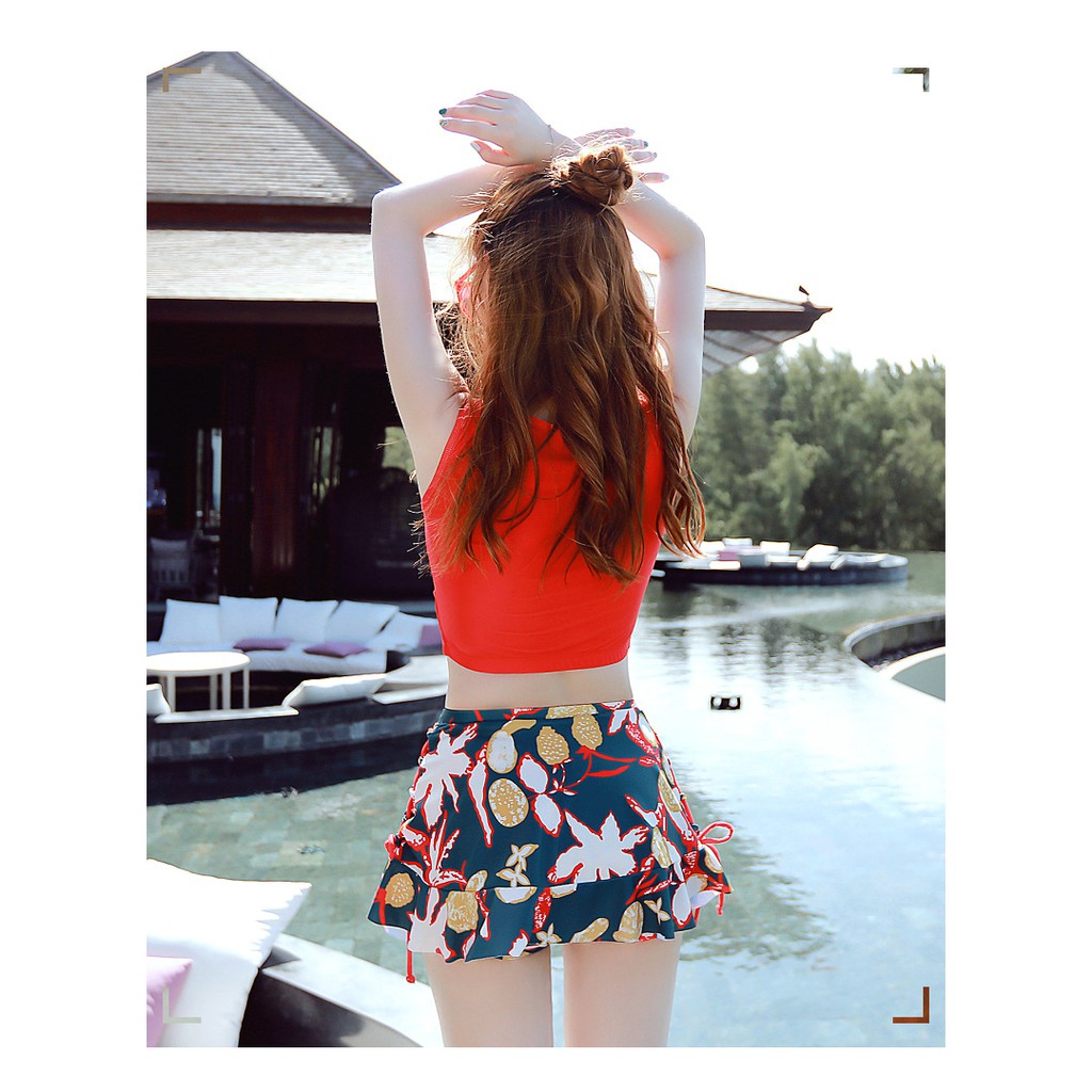 Bộ Đồ Bơi 3 Mảnh Phong Cách Hàn Quốc Cho Nữ | BigBuy360 - bigbuy360.vn