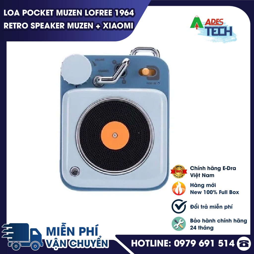 Loa Pocket Muzen Lofree 1964 | Retro Speaker MUZEN + XIAOMI | Loa Mini Bluetooth