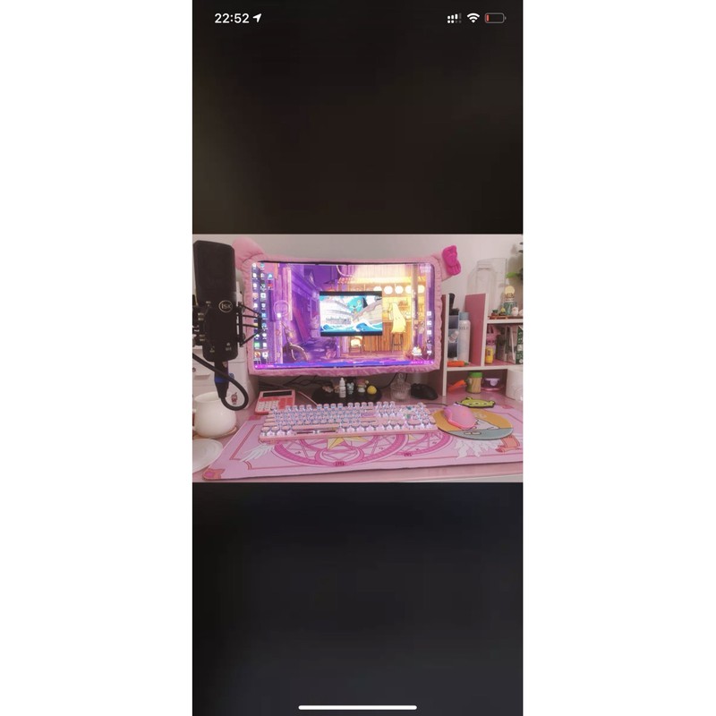 Bọc viền màn hình máy tính/laptop Hello Kitty( sẵn size S) | BigBuy360 - bigbuy360.vn