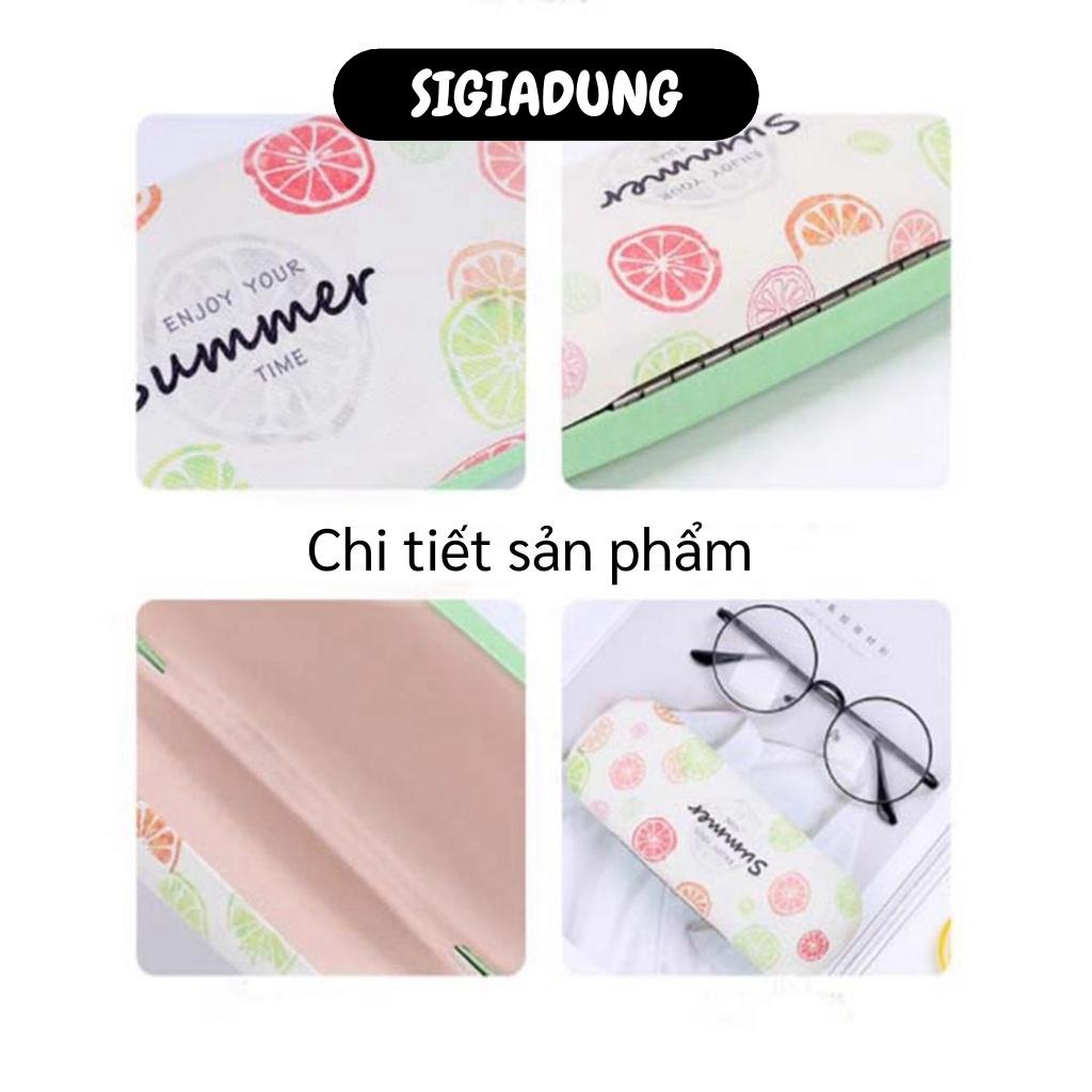 [SGD] Hộp Đựng Kính - Hộp Đựng Kính Thời Trang Họa Tiết Trái Cây Đáng Yêu 4829