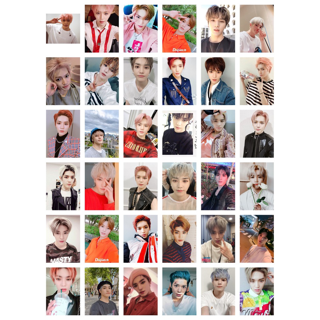 Lomo card 72 ảnh thành viên NCT - TAEYONG Selca