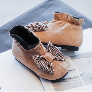 giày bốt bé gái size 26-36 da lộn mềm xinh