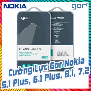 Kính cường lực nokia 5.1 plus/ nokia 6.1 plus/ nokia 8.1/ nokia 7.2 chính hãng gor