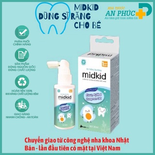 Xịt chống sâu răng Midkid - Ngừa sâu răng hôi miệng ố vàng răng cho bé (Lọ 30ml)