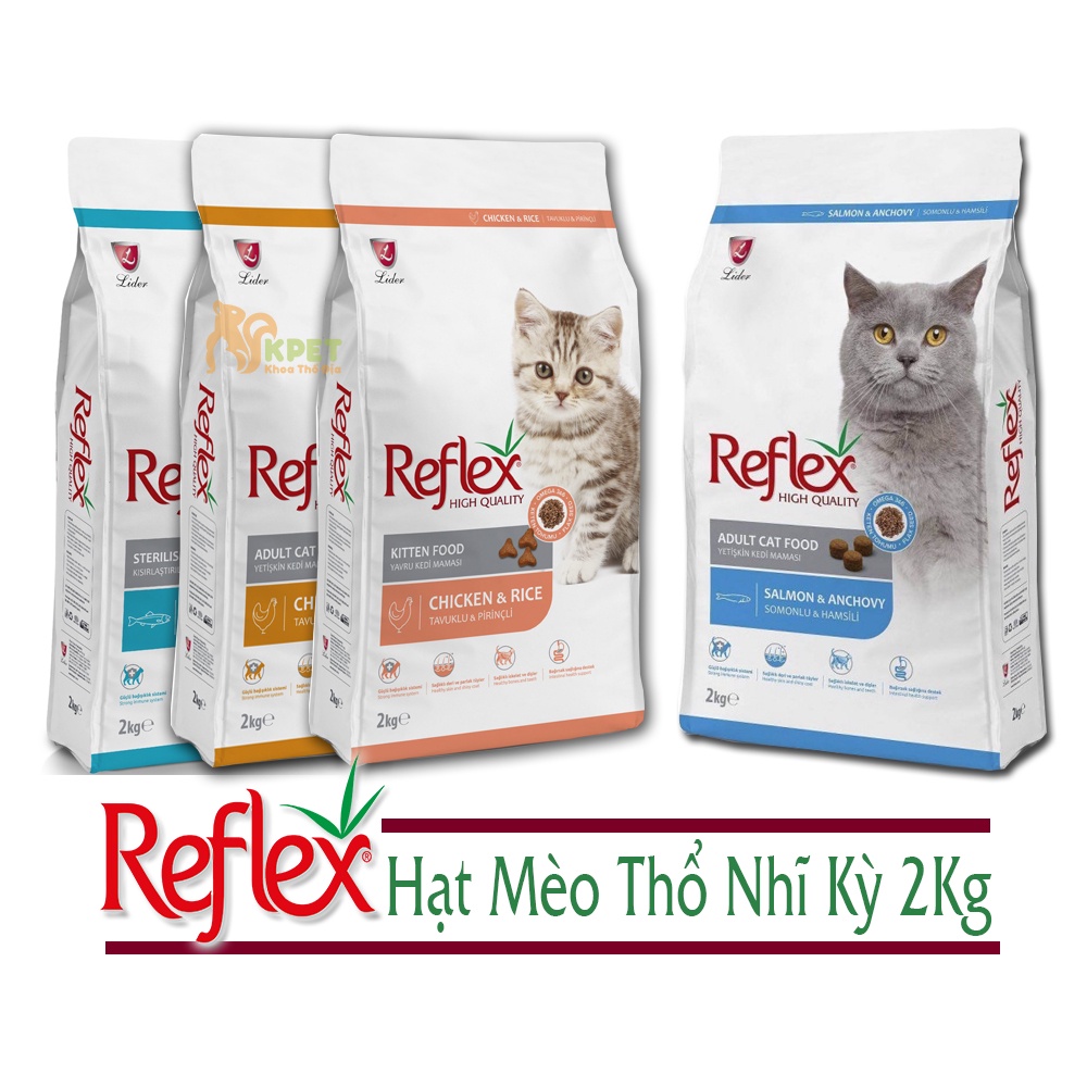 Hạt Mèo Reflex 2kg - Thức ăn mèo giá rẻ - nhập khẩu