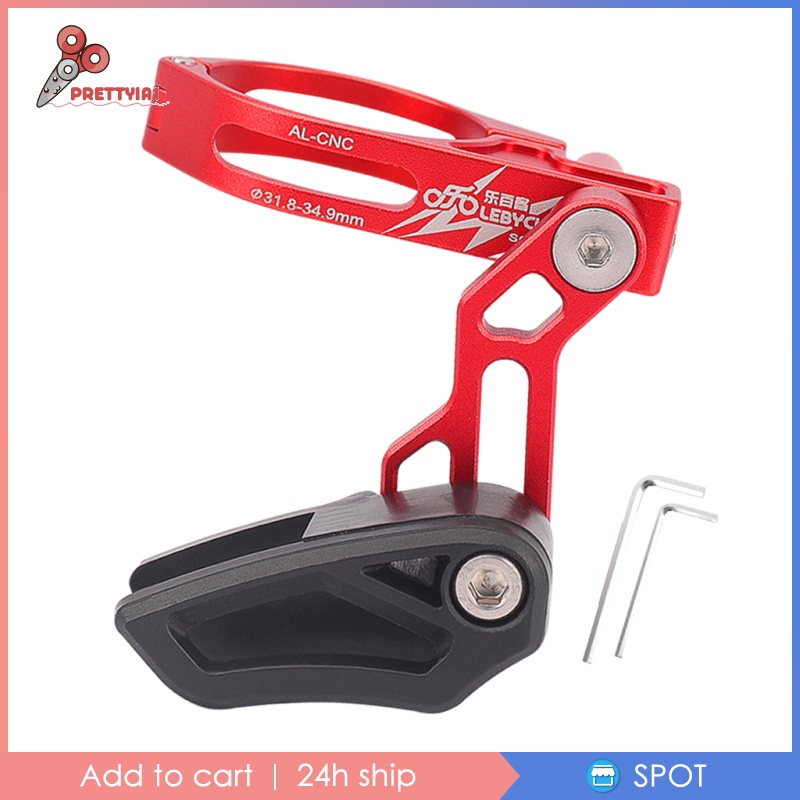 [PRE1-8] Aluminum Alloy Chain Guide MTB Bike Single Speed Road Part Universal red