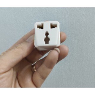 Phích cắm điện chuyển đổi ổ 3 chấu thành 2 chấu - chuyển đổi sạc 3 chân - đầu nối ổ cắm 3 cực đa năng 10A 250V