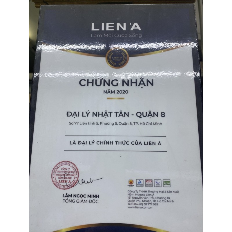 GỐI cao su Lượn Sóng Liên Á