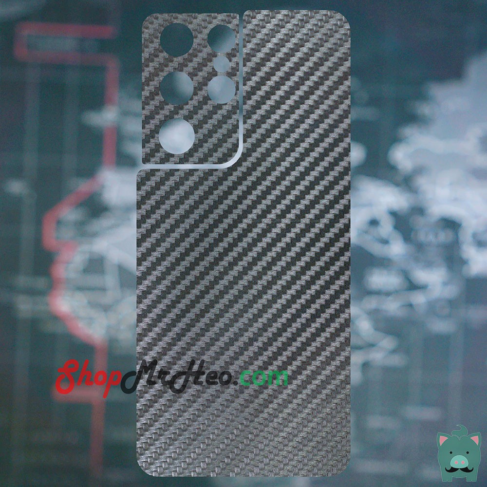 Skin Dán Mặt Sau Lưng Vân Nhôm Samsung Galaxy S21 - S21 Plus - S21+ - S21 Ultra 5G