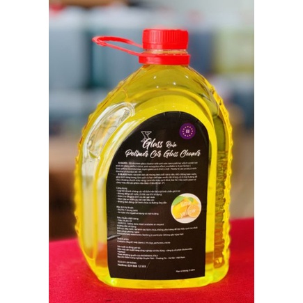 Nước rửa kính ô tô công nghệ nano Italy XGLASS Lemon 3.2L