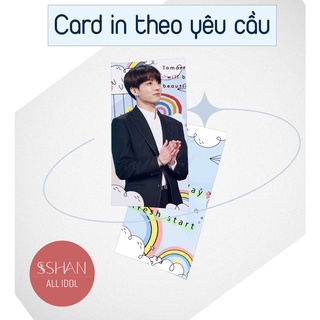 ] 100 card cùng mẫu in theo yêu cầu
