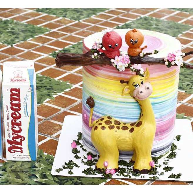 Kem Trang Trí Bánh Kem MyCream Trắng 1kg