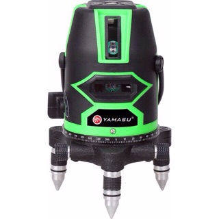 Máy cân mực laser siêu pin YAMASU 5 tia xanh