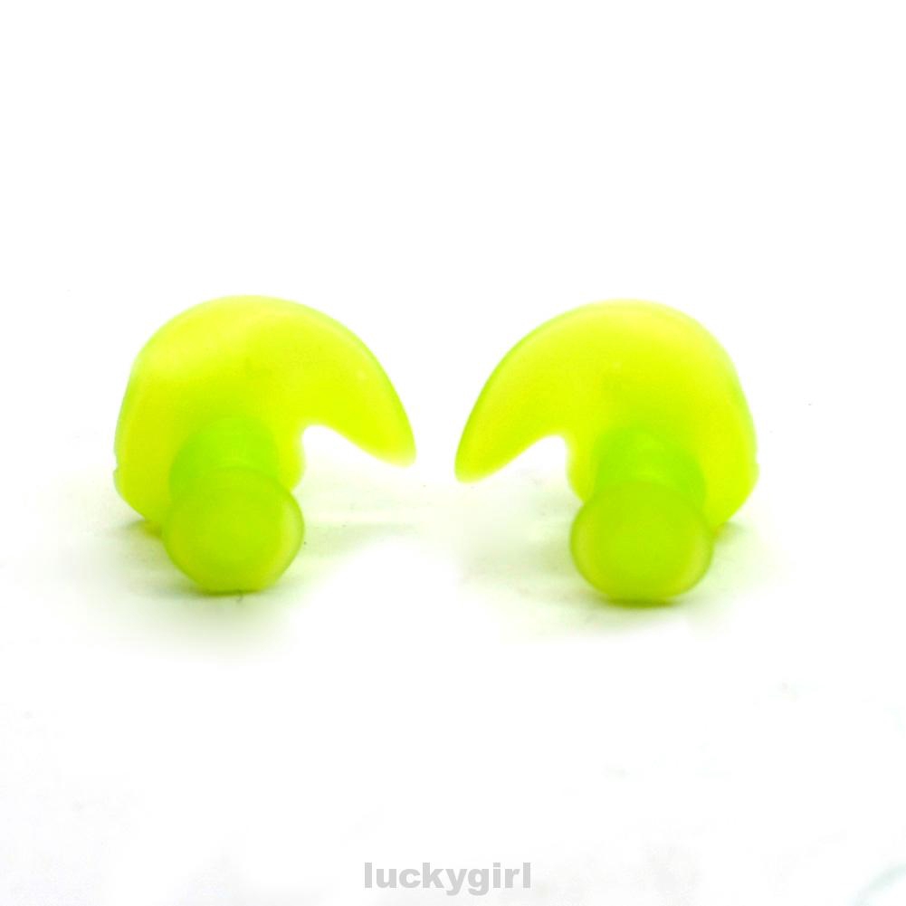 2020 Silicone Waterproof Swim Ear Plugs For Swimmers Adult Kid Children Earplugs