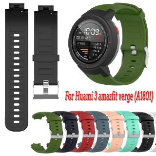 Dây Đeo Thay Thế Bằng Silicone 10 Màu Cho Huami amazfit verge 3