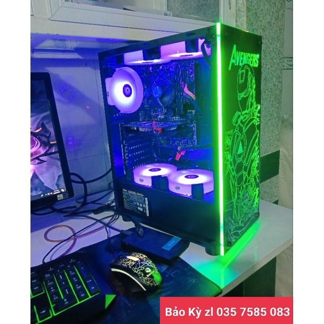 Bộ PC    Led Gaming Man hệ Core i5 /Ram 8G /SSD 128G + HDD 500G / GTX 750ti / Màn hình 22in FHD