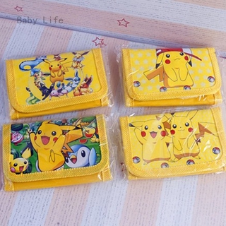 1 Ví Đựng Tiền Xu Hình Pikachu Hoạt Hình Dễ Thương Cho Bé
