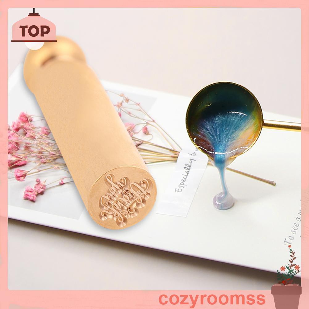 Sáp Thank You Wax Seal Stamp Fire Painting DIY Scrapbooking Envelope Wedding