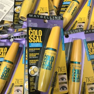 ♥Mascara chuốt mi Maybelline Colossal Volume Express 7X Mỹ làm dày và dài mi.