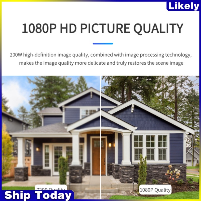 Camera An Ninh Không Dây Xoay Được A5 1080p Kết Nối Wifi