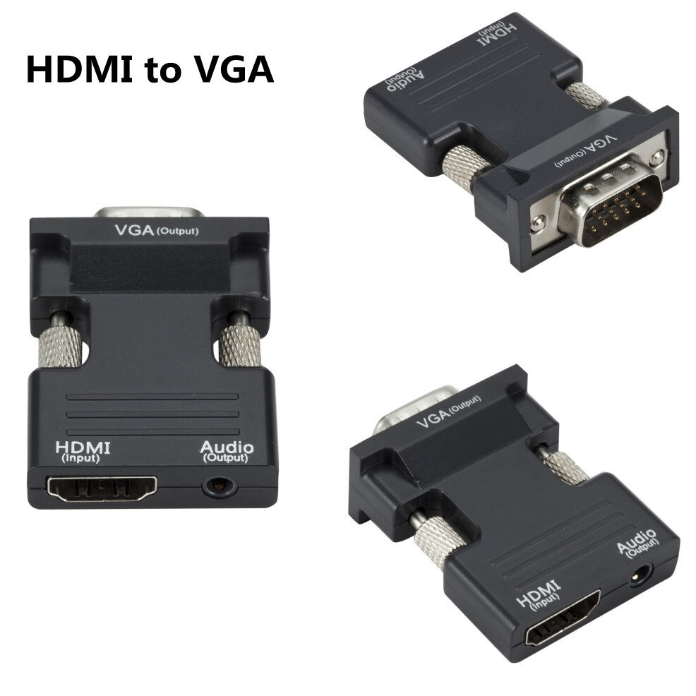 Bộ Chuyển Đổi Lccka VGA Sang HDMI 1080P HDMI Sang VGA Cho Laptop Sang HDTV