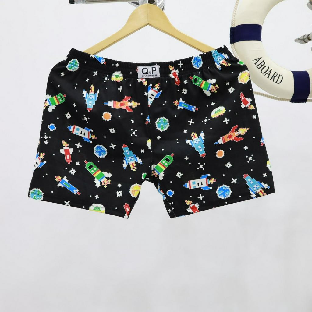 Quần Đùi Cotton Nam Nữ Ngắn Ngang Đùi, Mặc Ngủ, Ở Nhà Dành Cho Cả Gia Đình, Bạn Bè