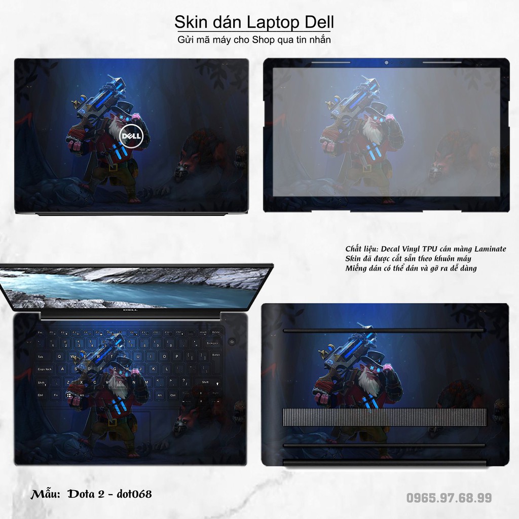 Skin dán Laptop Dell in hình Dota 2 nhiều mẫu 12 (inbox mã máy cho Shop)