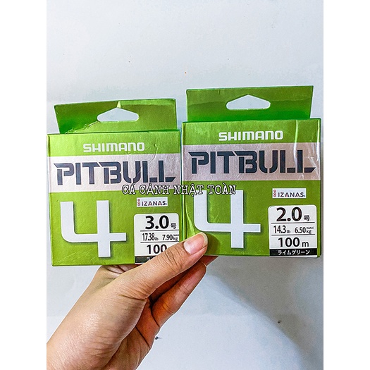 CƯỚC DÙ CÂU CÁ SHIMANO PE PITBULL X4 (HÀNG CHÍNH HÃNG)