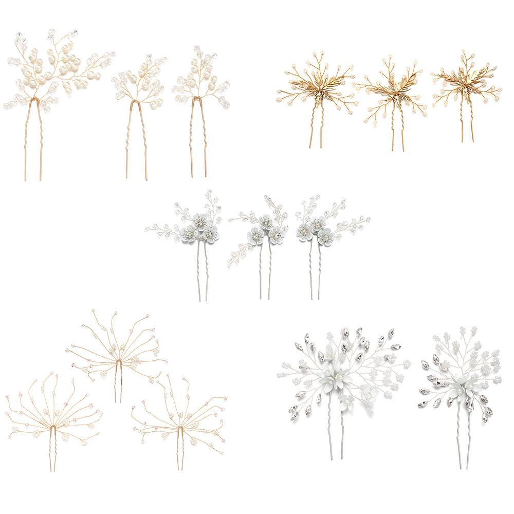 Kẹp Tóc NIUYOU|Kẹp Tóc Cô Dâu Đính Đá Sang Trọng