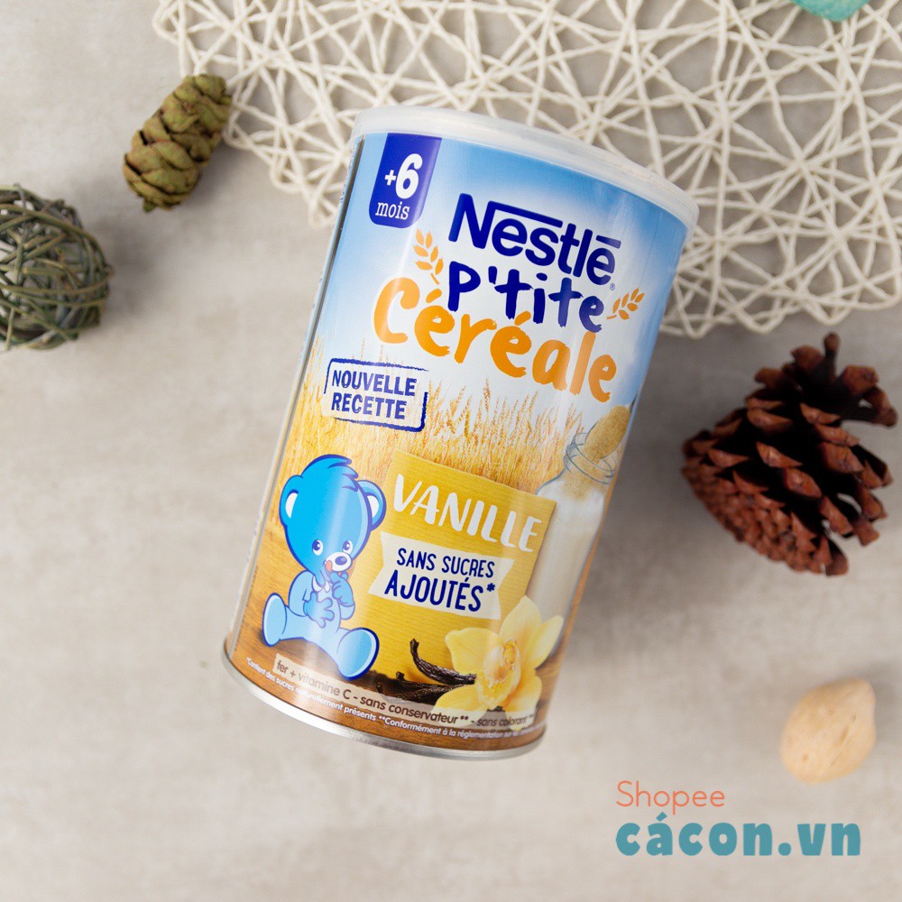 Bột lắc sữa Nestle Pháp cho bé lon 400gr