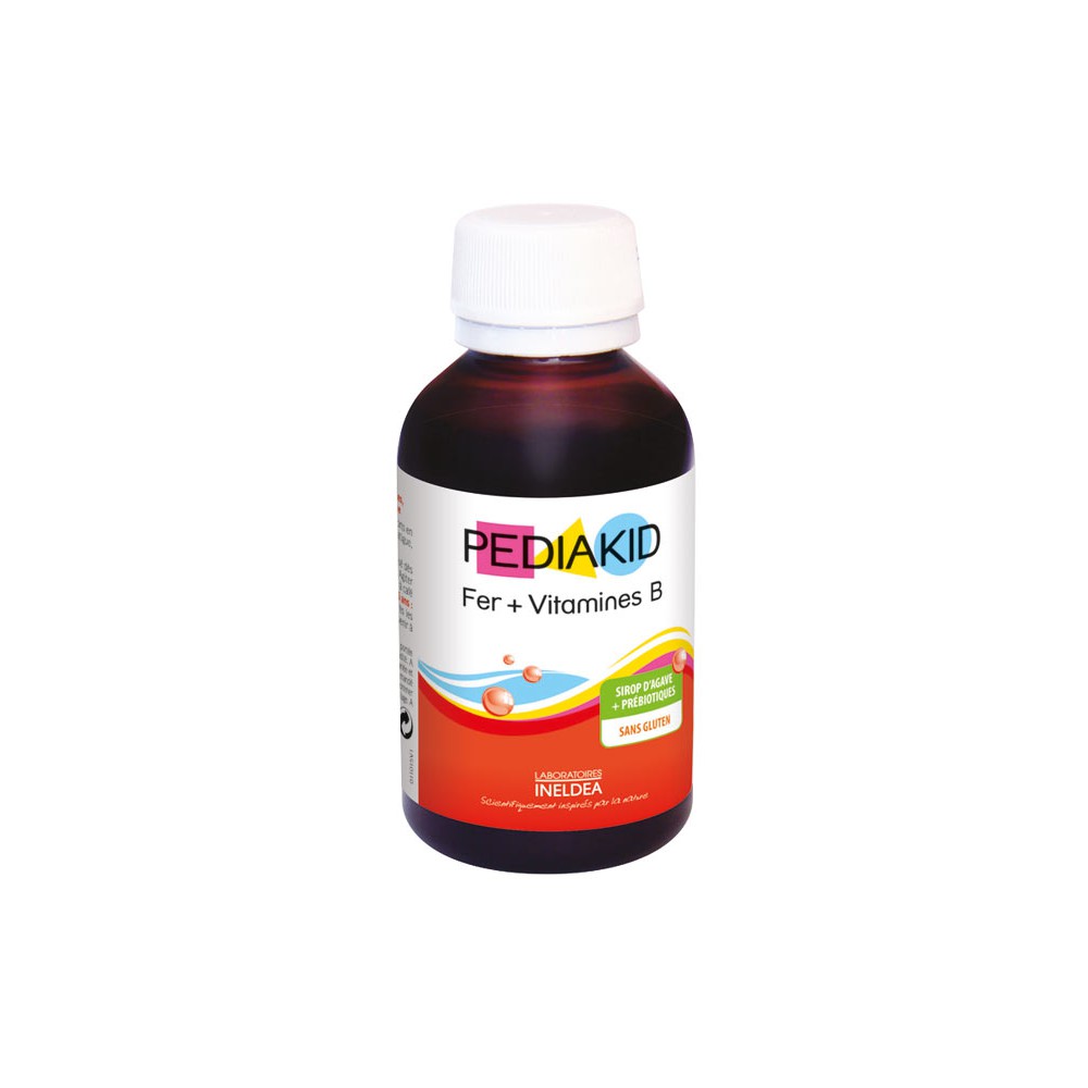 Pediakid Fer & Vitamines B bổ sung sắt và Vitamin B cho trẻ (Chai 125ml)