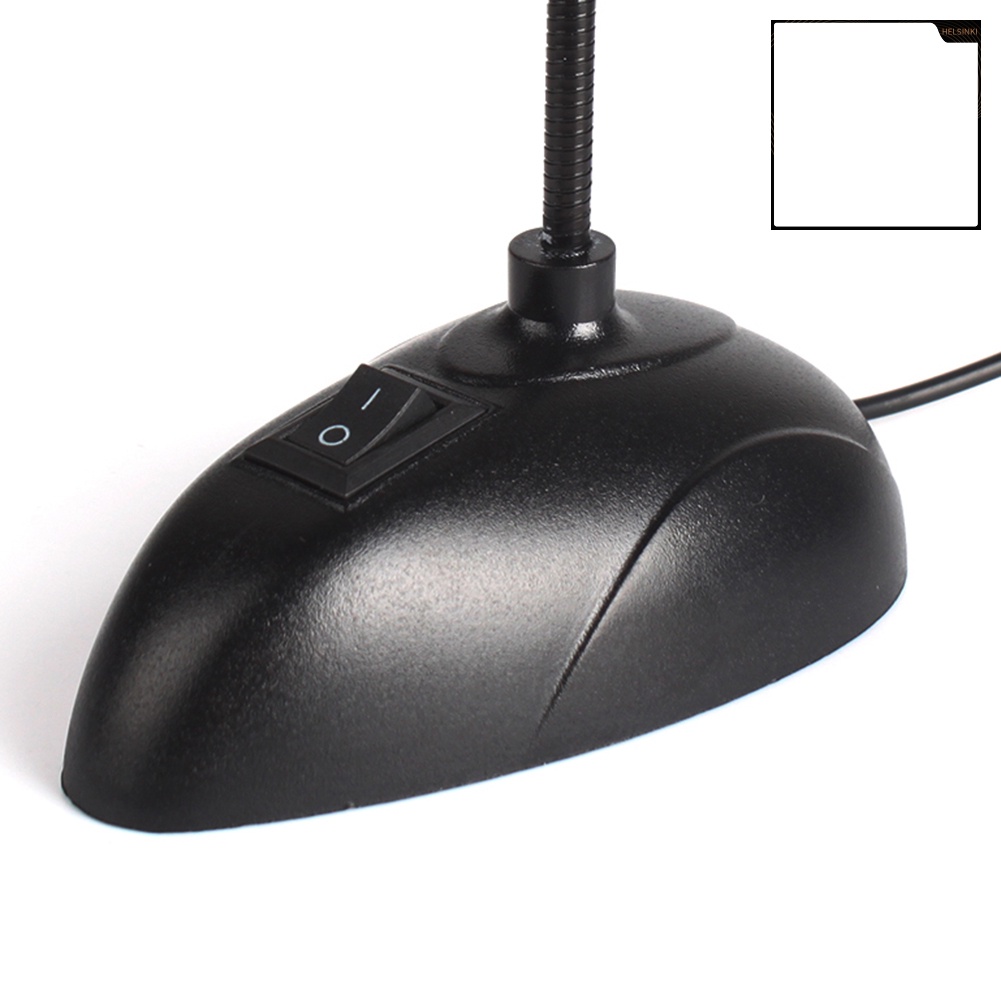 Micrô có đế để bàn kèm dây cho điện thoại di động Karaoke chơi game máy tính