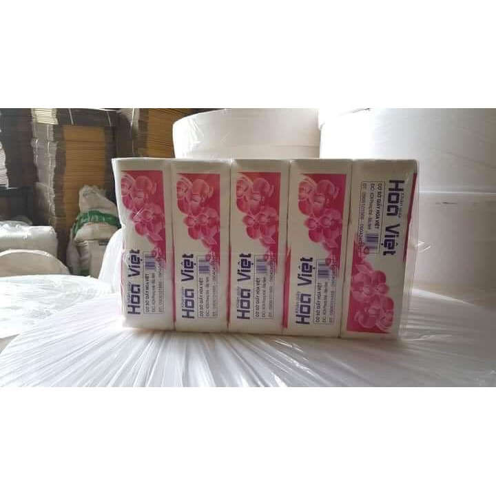 Khăn giấy ăn, giấy ô vuông Hoa Việt loại 1kg