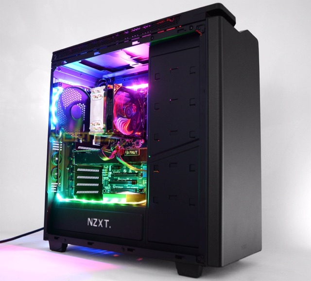 Nắp hông mica trang trí case thùng máy tính pc