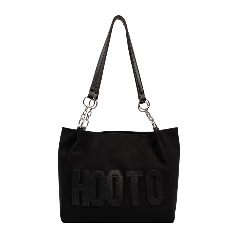 Túi đeo vai tote IELGY sức chứa lớn họa tiết chữ cái thời trang đơn giản dành cho nữ