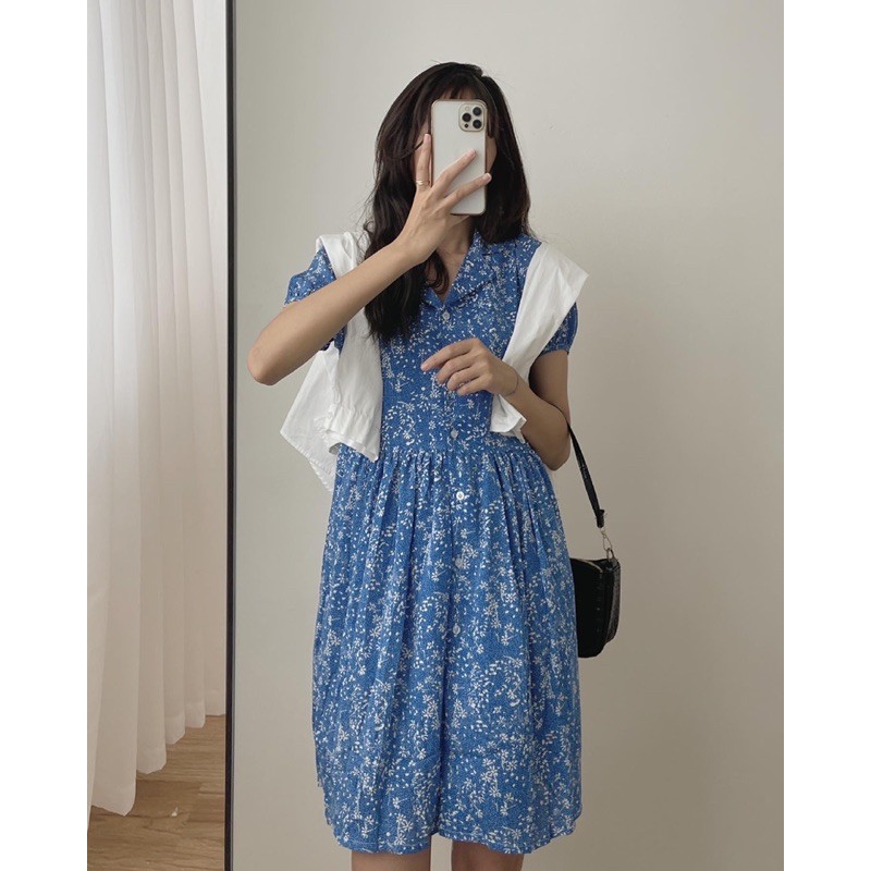 [Mã SKAMFA06 giảm 10% tối đa 50K đơn 0Đ] váy hoa nhí 6376 | BigBuy360 - bigbuy360.vn