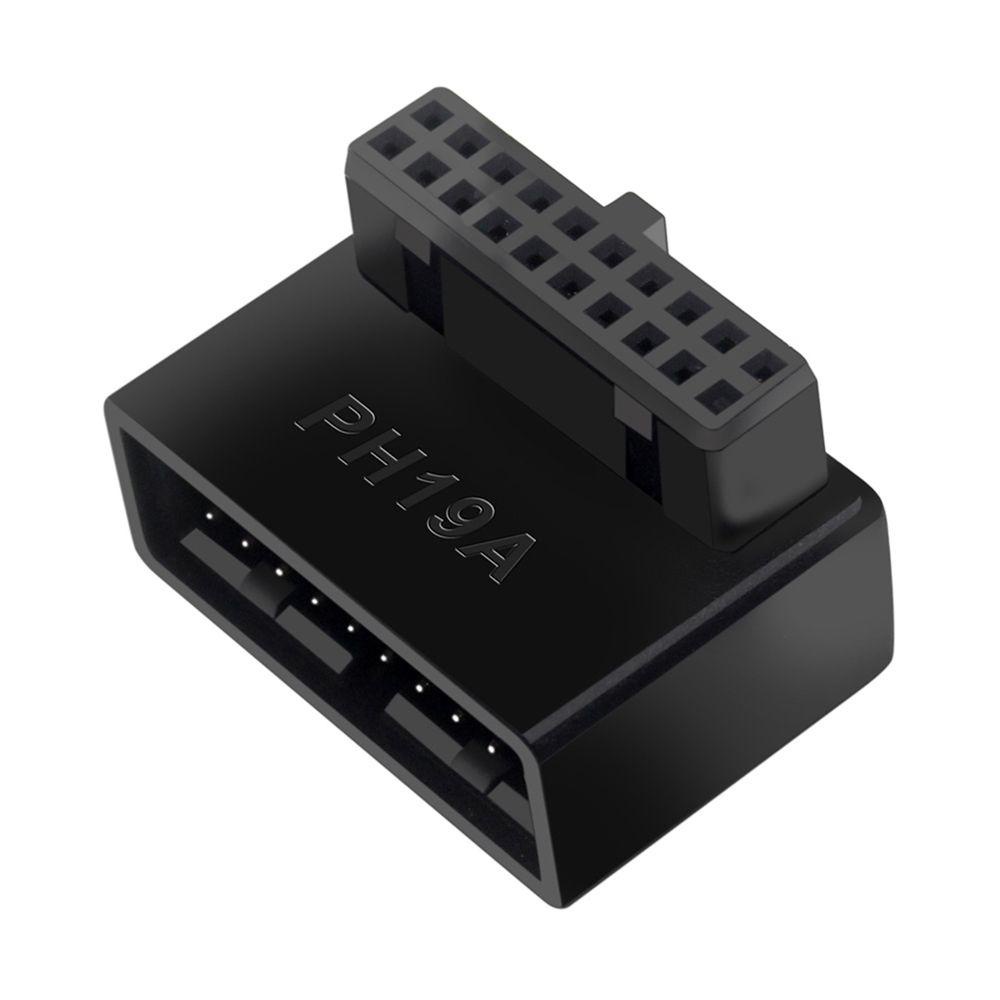 HARRIETT Đầu Nối Bo Mạch Chủ Máy Tính 90 Độ USB 3.0