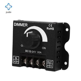 12V-12V 30A Metal LED Switch Dimmer Controller Manual Operation for Strip Light