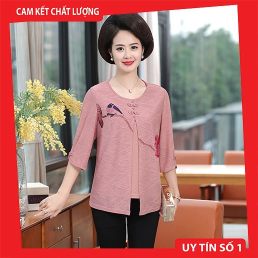 Áo kiểu tuổi trung niên sang trọng