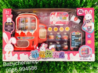 ĐỒ CHƠI QUẦY BÁN NƯỚC MINI  ( PIN )